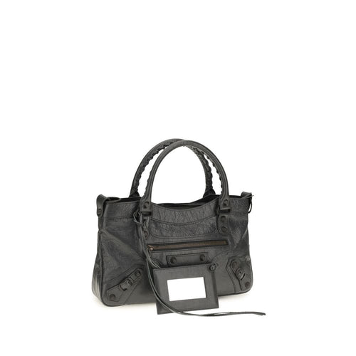 Balenciaga Gray Lamb Ovis Aries Shoulder Bag