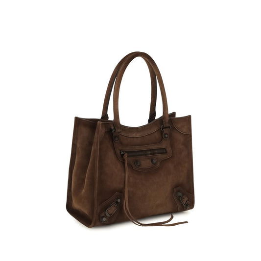Balenciaga Brown Calf Leather Bos Taurus Shoulder Bag