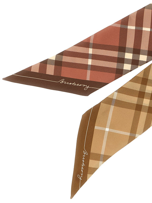 Burberry Multicolor Satin Foulard