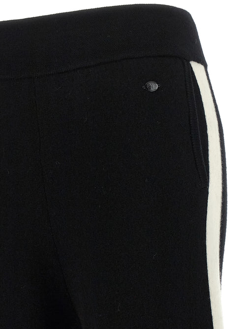 GOLDBERGH Black Merino Wool Casual Pants