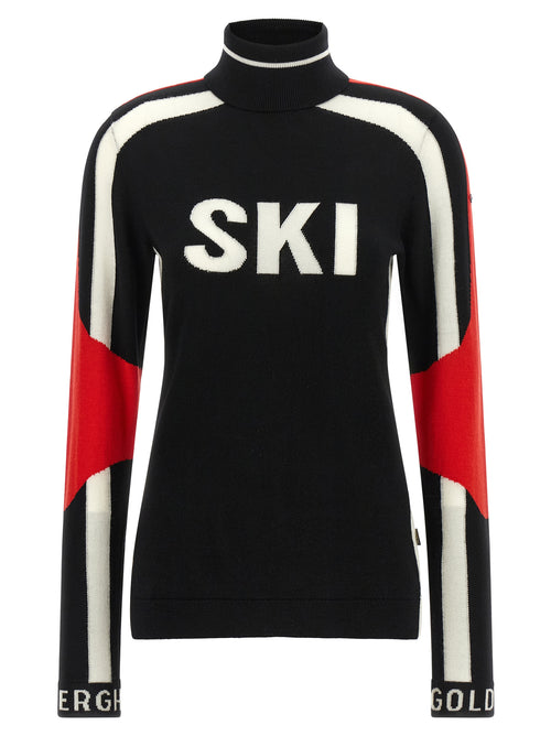 GOLDBERGH Black Merino Wool Cardigan