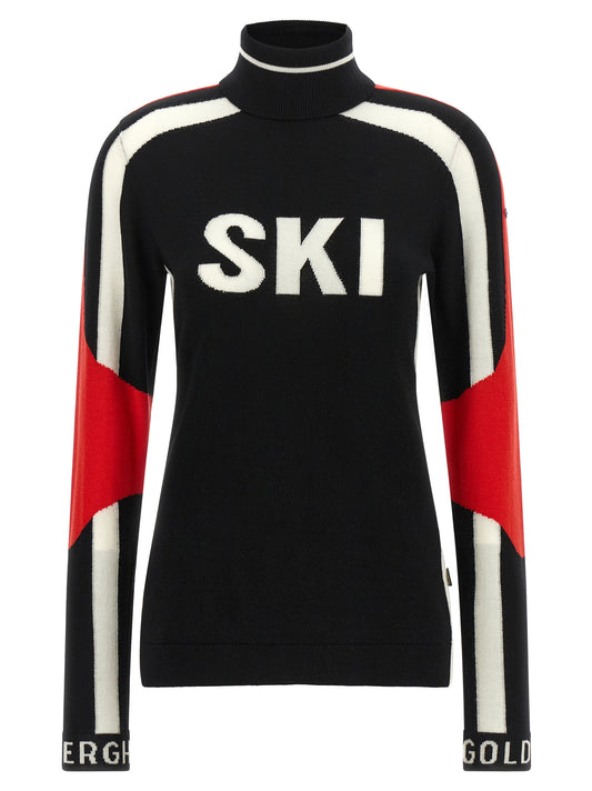 GOLDBERGH Black Merino Wool Cardigan