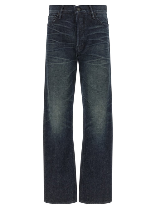 Tom Ford Blue Cotton Jeans Denim