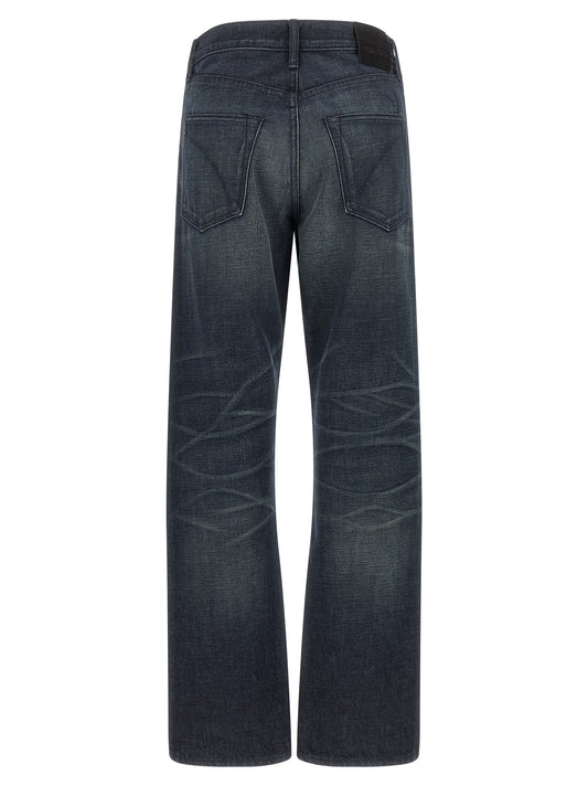 Tom Ford Blue Cotton Jeans Denim