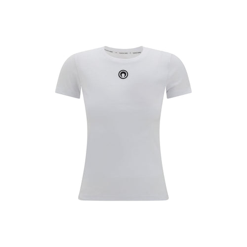 Marine Serre White Cotton T-Shirt