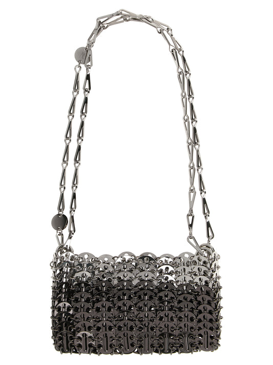 Paco Rabanne Silver Stainless Steel Shoulder Bag