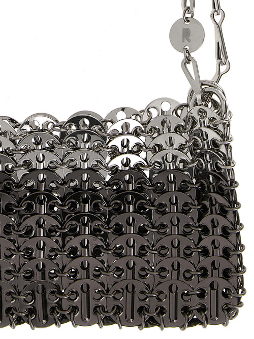 Paco Rabanne Silver Stainless Steel Shoulder Bag