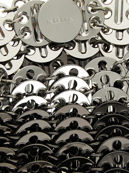 Paco Rabanne Silver Stainless Steel Shoulder Bag