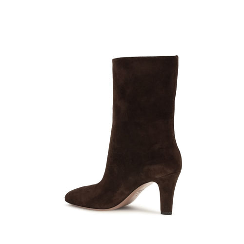 Paris Texas Brown Suede Leather Ankle Boots