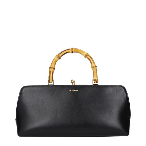 Jil Sander Black Leather Handbag