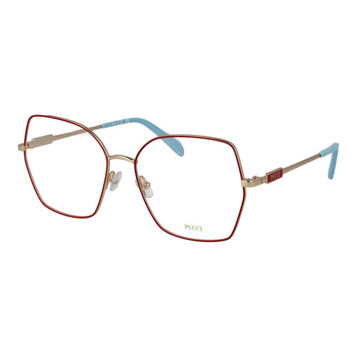 Emilio Pucci Red Metal Glasses (Frames)