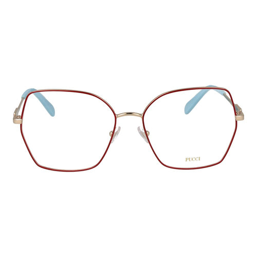 Emilio Pucci Red Metal Glasses (Frames)