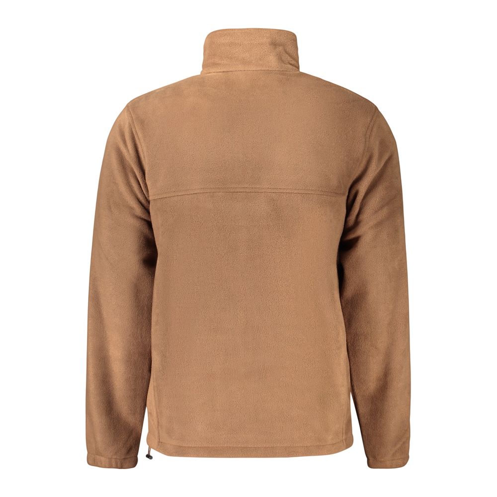 Columbia Brown Polyester Men Sweatshirt