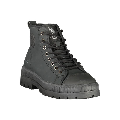 U.S. POLO ASSN. Black Polyurethane Women's Boot
