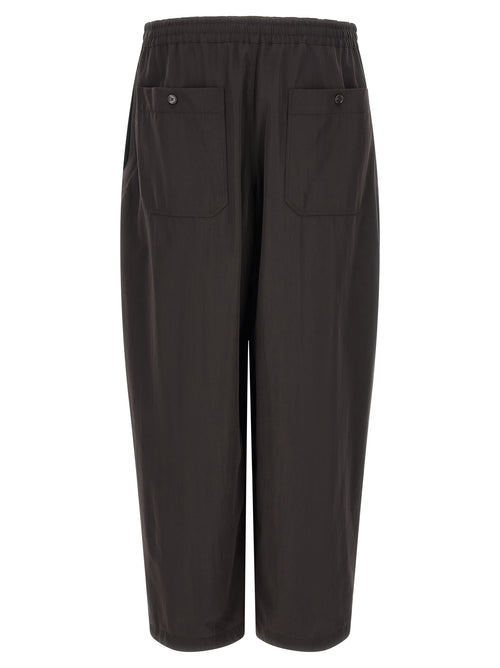 Lemaire Brown Wool Joggers (Workout Pants)