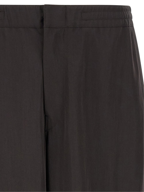 Lemaire Brown Wool Joggers (Workout Pants)
