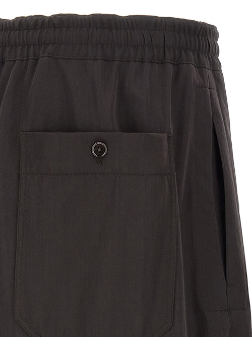 Lemaire Brown Wool Joggers (Workout Pants)