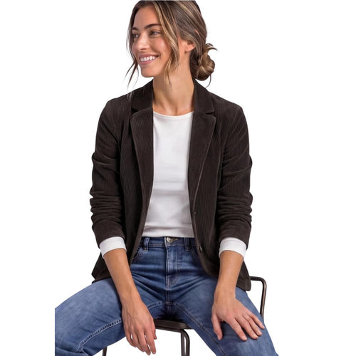 Street One Brown Cotton Blazer