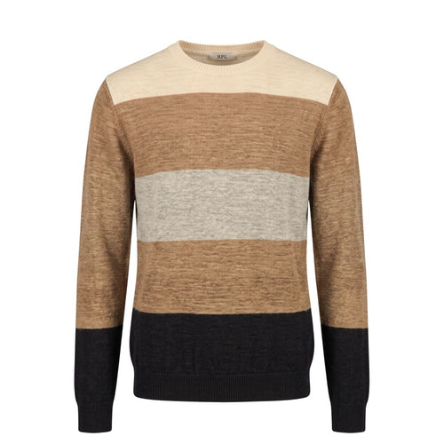 Roberto Pepe Luxury Beige Wool Men Sweater