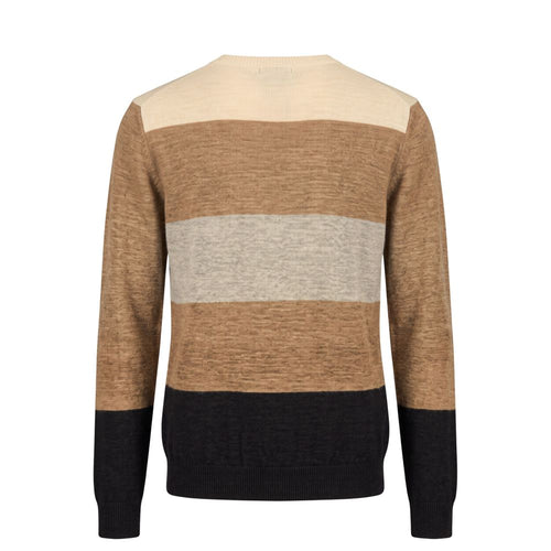 Roberto Pepe Luxury Beige Wool Men Sweater