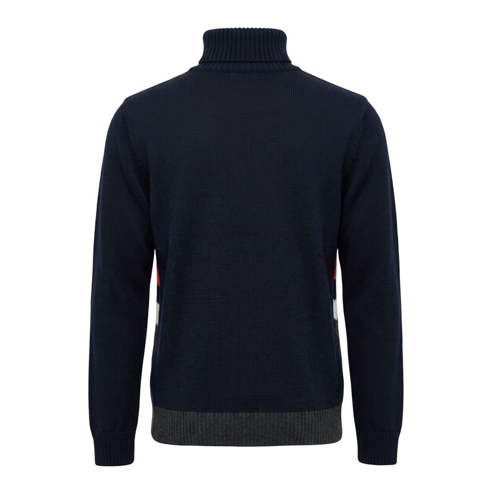 Roberto Pepe Luxury Green Wool Men Sweater