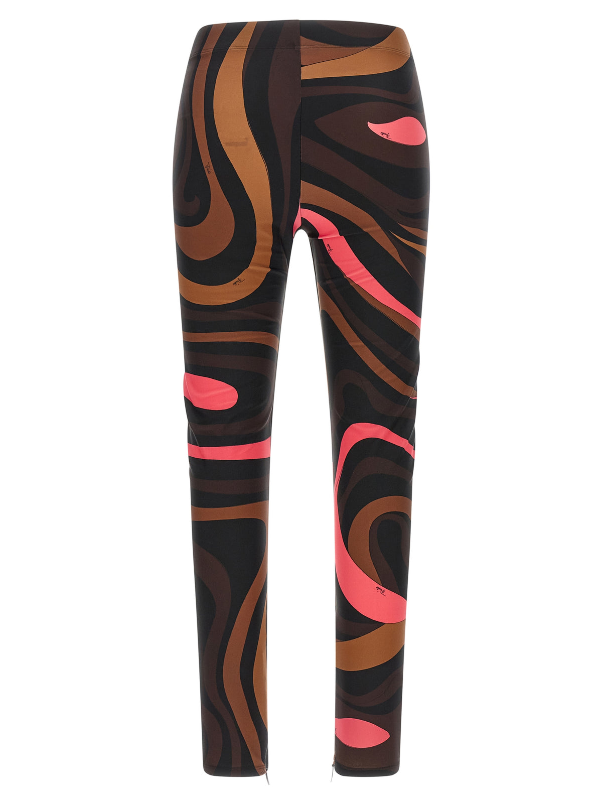 Emilio Pucci Brown Polyamide Leggings