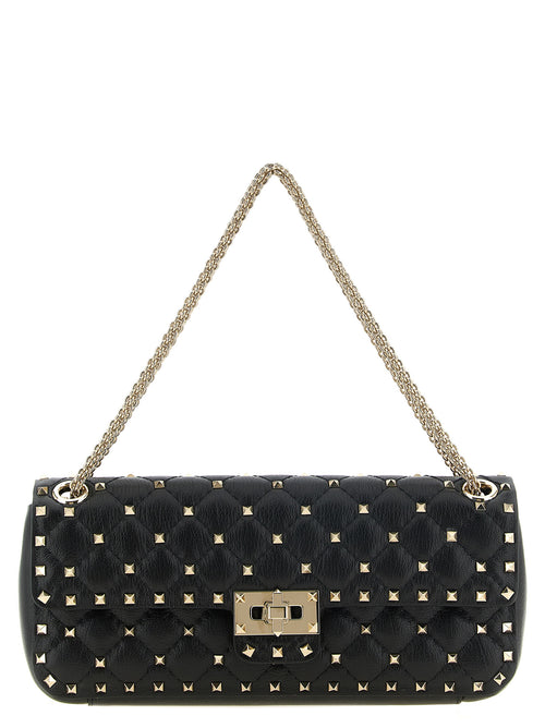 Valentino Garavani Black Goatskin Shoulder Bag