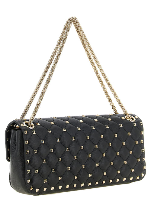 Valentino Garavani Black Goatskin Shoulder Bag