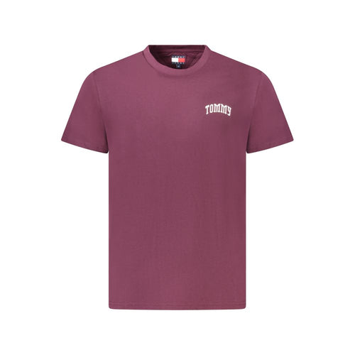 Tommy Hilfiger Purple Cotton Men's T-Shirt
