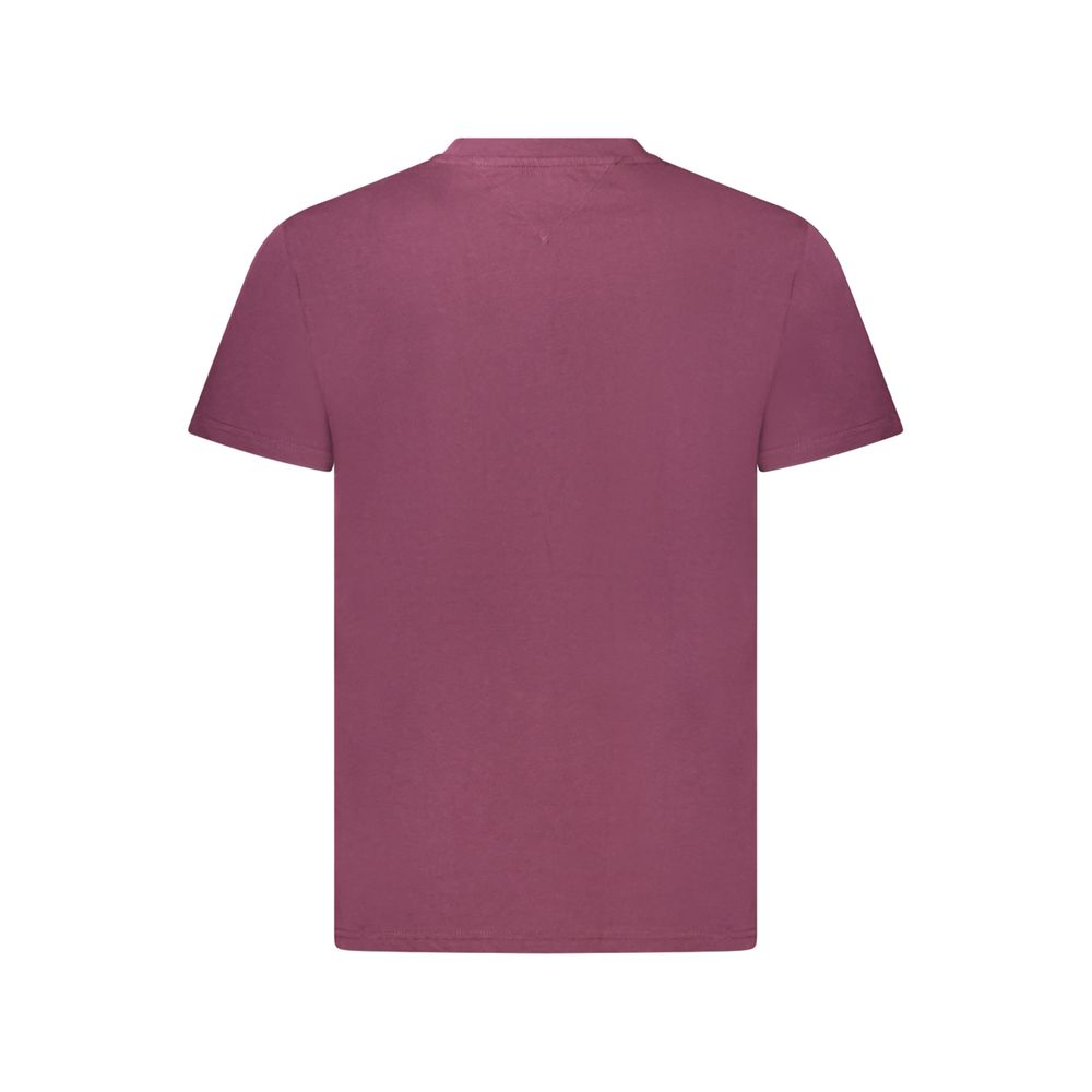 Tommy Hilfiger Purple Cotton Men's T-Shirt