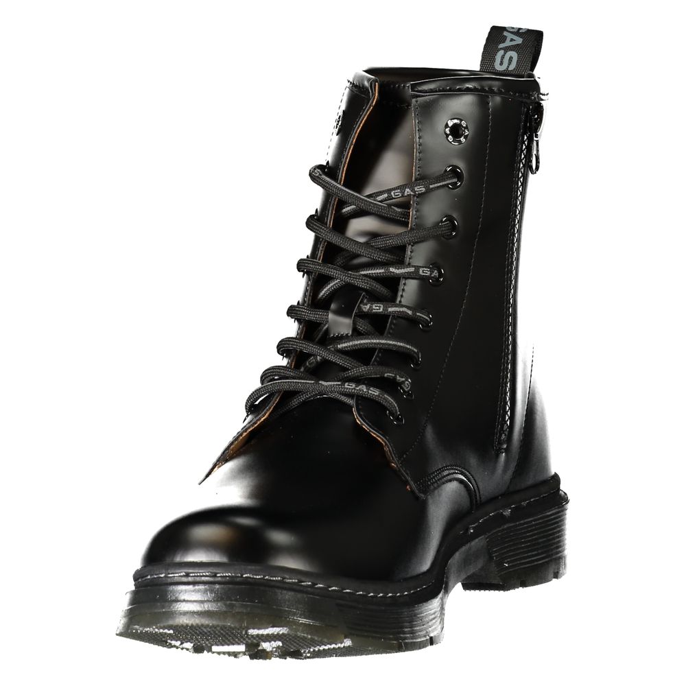 Gas Black Polyurethane Men's Boot