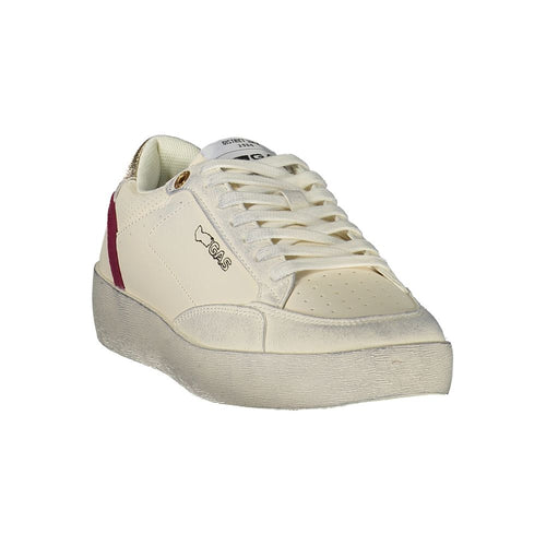 Gas White Polyurethane Women's Sneaker