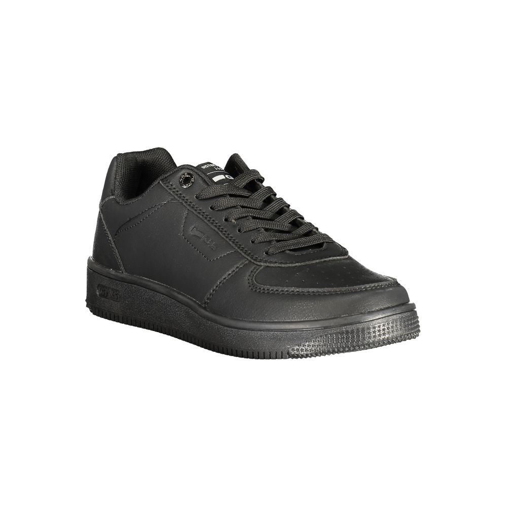 Gas Black Polyurethane Women's Sneaker