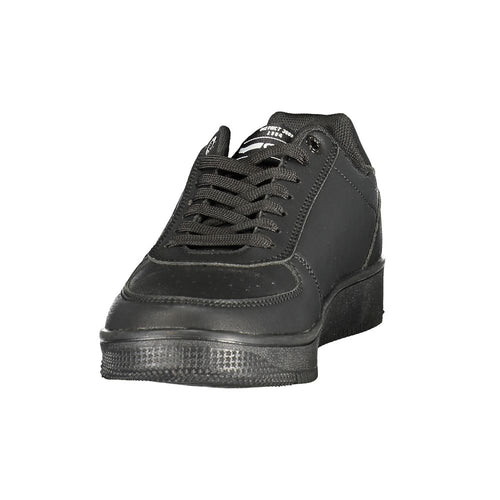 Gas Black Polyurethane Women's Sneaker