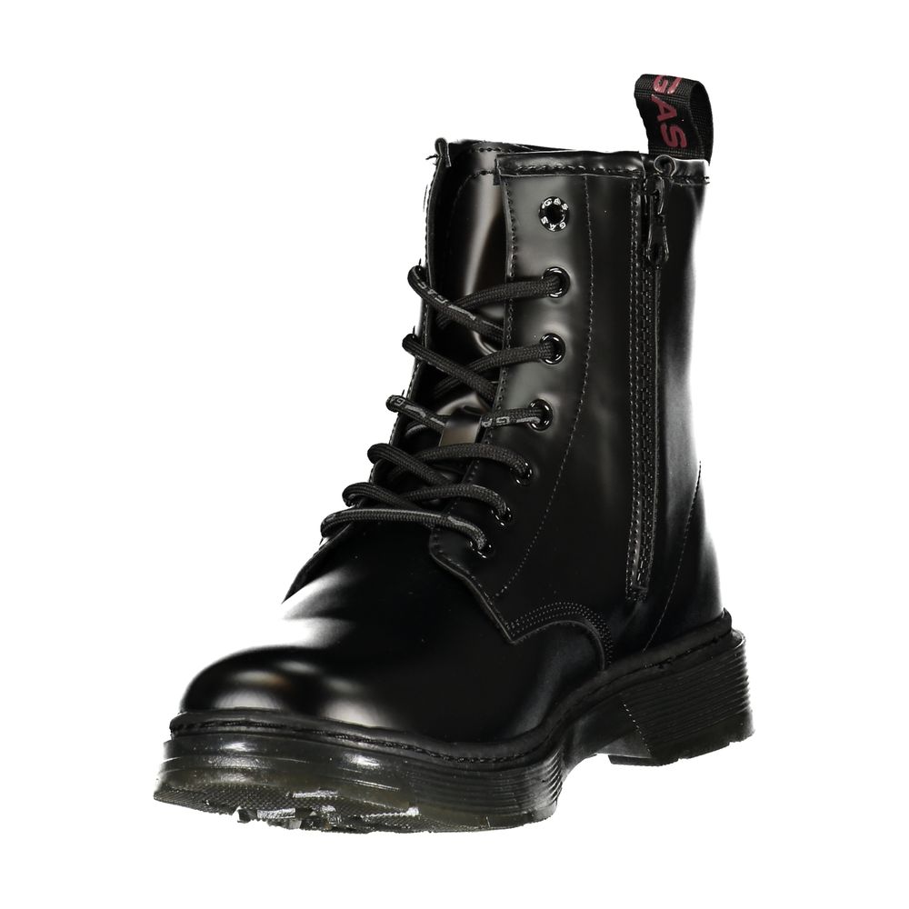 Gas Black Polyurethane Women's Stivaletti