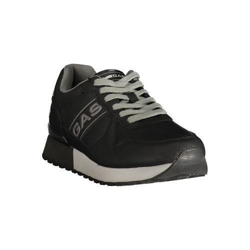 Gas Black Polyurethane Men's Sneaker