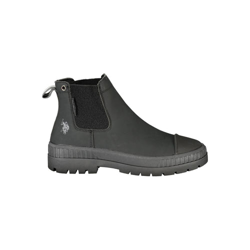 U.S. POLO ASSN. Black Polyurethane Women's Boot
