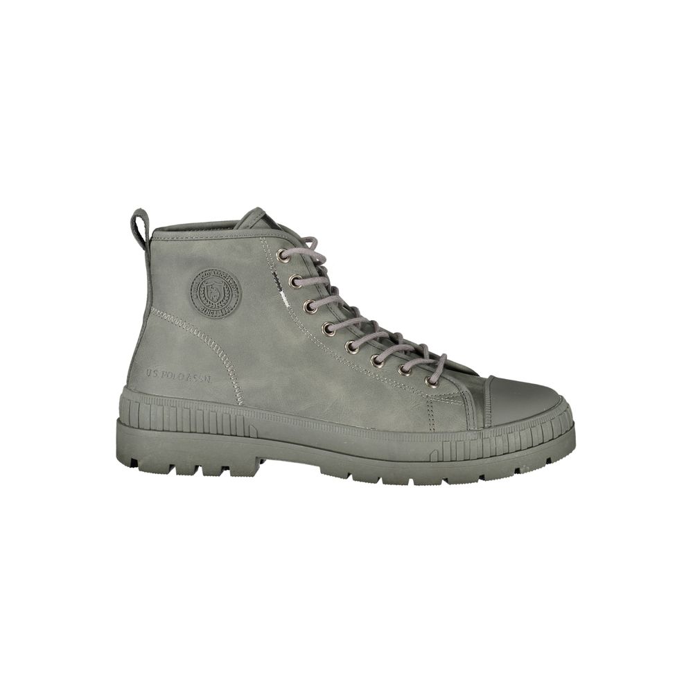 U.S. POLO ASSN. Gray Polyurethane Men Boot