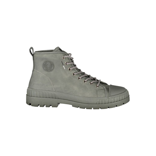 U.S. POLO ASSN. Gray Polyurethane Men Boot