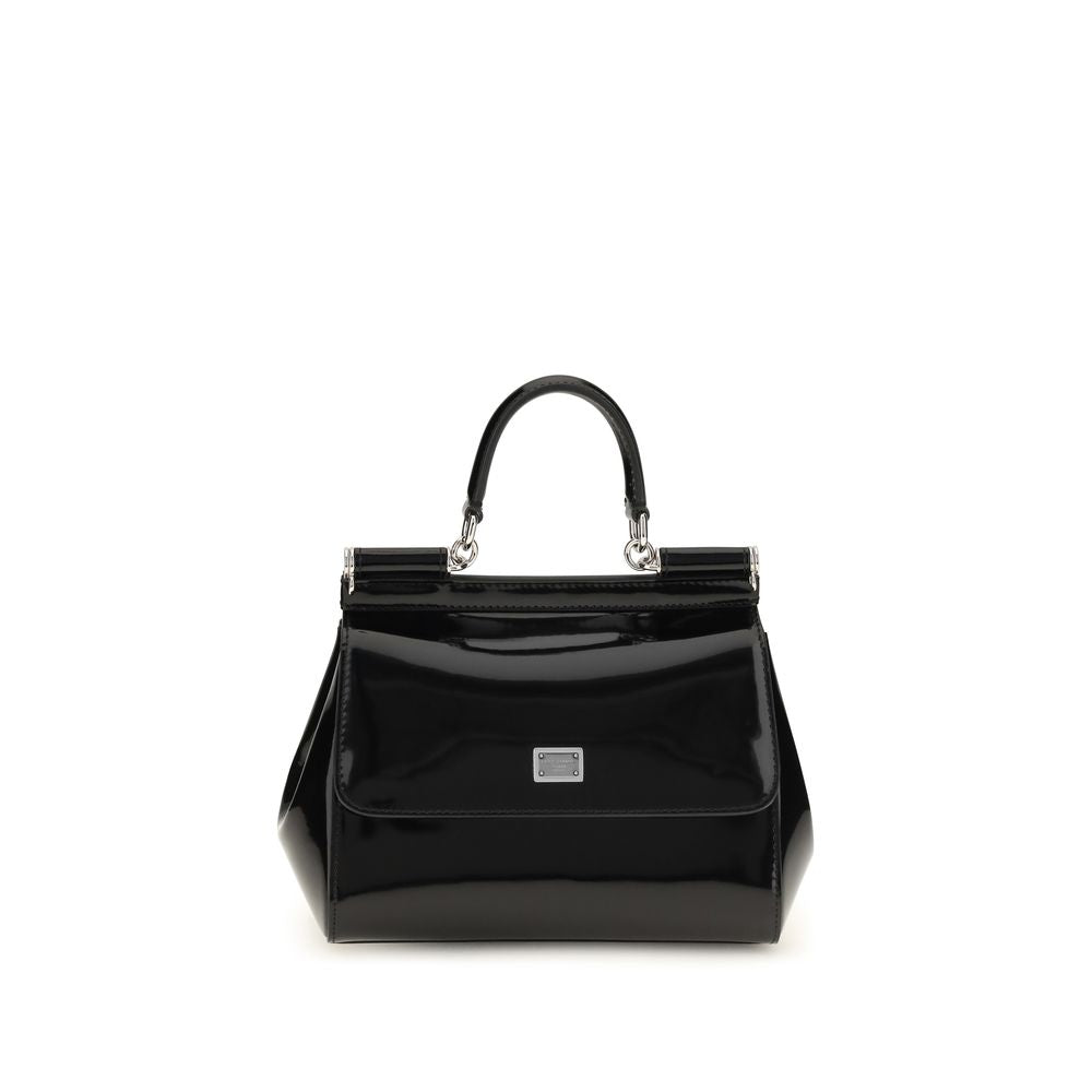 Dolce & Gabbana Black Calf Leather Handbag