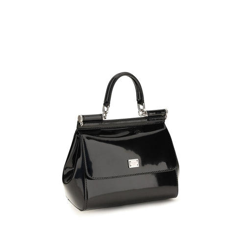 Dolce & Gabbana Black Calf Leather Handbag