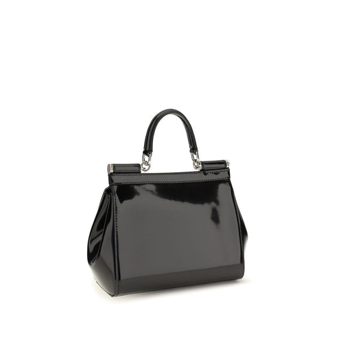 Dolce & Gabbana Black Calf Leather Handbag