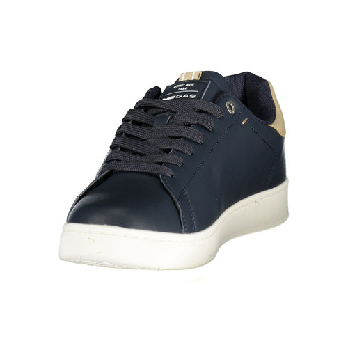 Gas Blue Polyurethane Men's Sneaker
