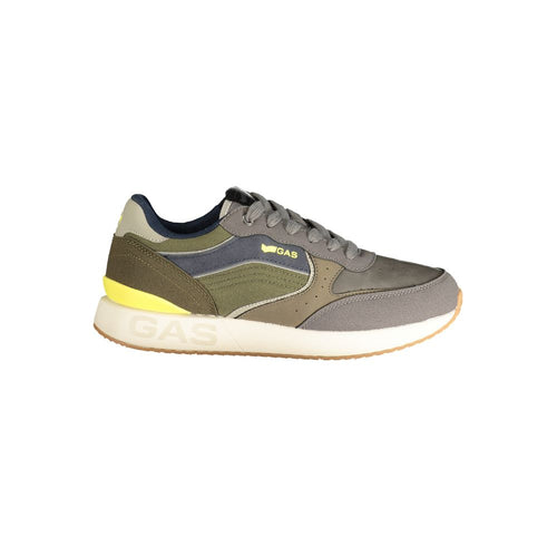 Gas Green Polyurethane Men's Sneaker