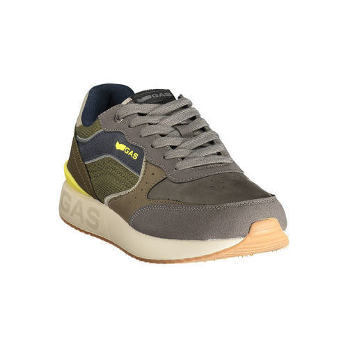 Gas Green Polyurethane Men's Sneaker