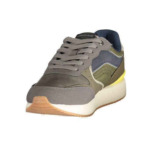 Gas Green Polyurethane Men's Sneaker