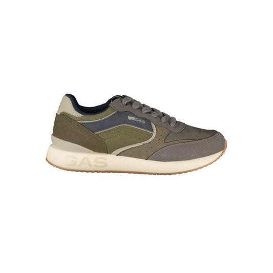 Gas Green Polyurethane Men's Sneaker