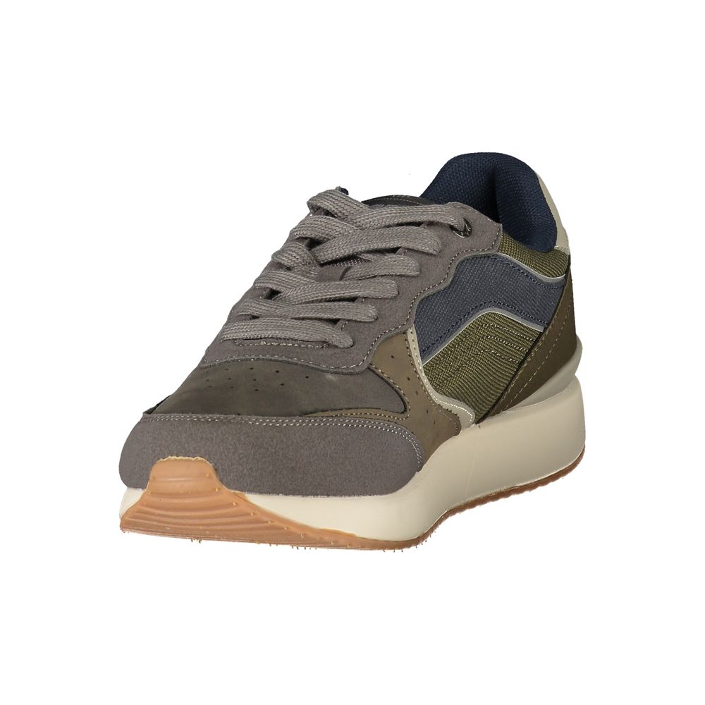 Gas Green Polyurethane Men's Sneaker