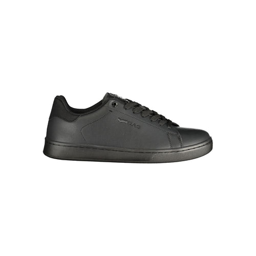 Gas Black Polyurethane Men's Sneaker