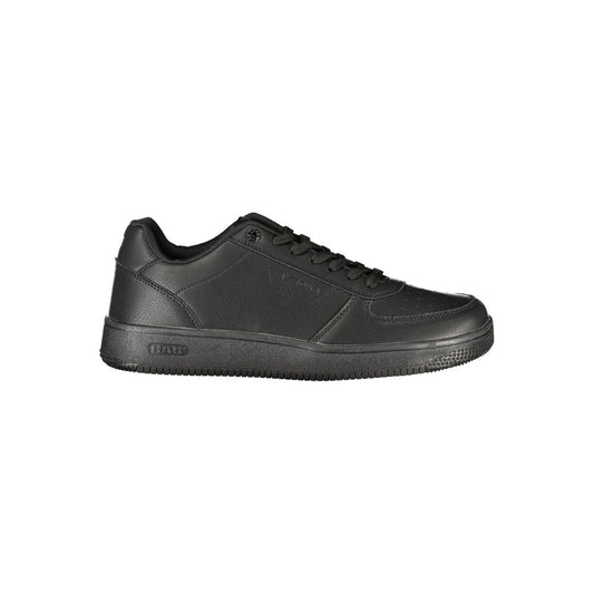 Gas Black Polyurethane Men Sneaker